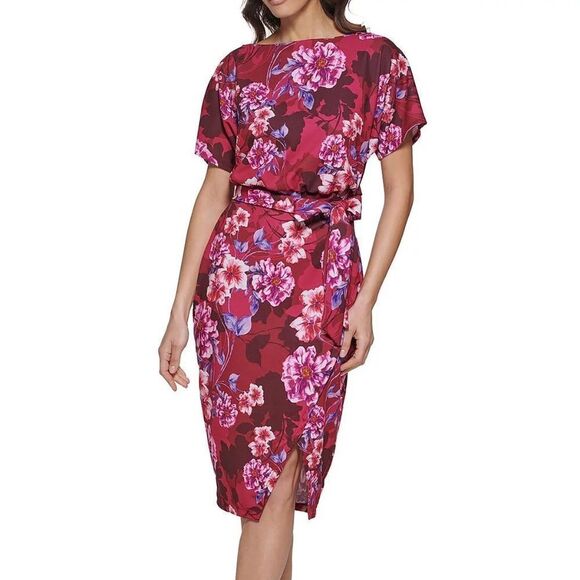 Kensie Dresses & Skirts - NWT Kensie Womens Crepe Midi Sheath Dress